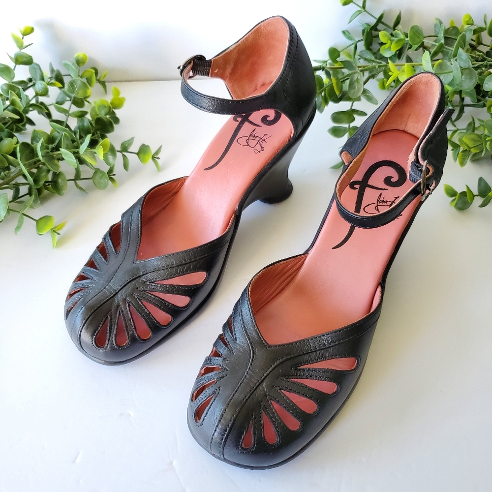 John Fluevog Friends Lulu Wedge Mary Janes